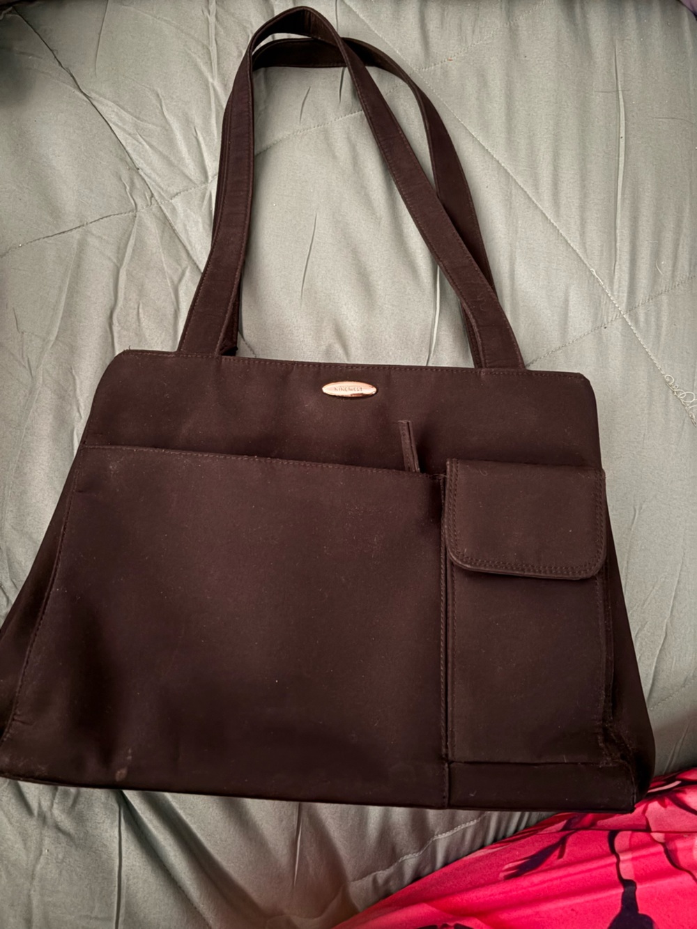 Nine West Brown Shoulder Tote
